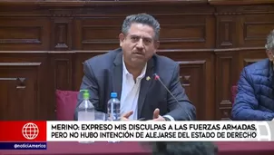 Manuel Merino, presidente del Congreso.