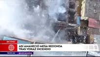 Incendio en Mesa Redonda.