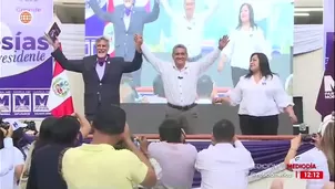 Mesías Guevara es candidato presidencial del Partido Morado/ América Noticias