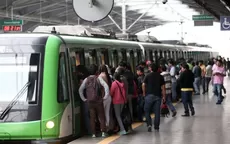 Metro de Lima: desconocidos hicieron pintas en vagones de la Línea 1  - Noticias de actos-ilicitos