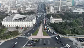 Enfrentamientos por plan de desvío por obras de la Línea 2. Video: Canal N / Foto: Andina