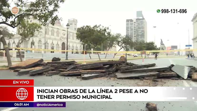 Metro de Lima: Inician obras de la Línea 2 pese a no tener permiso municipal