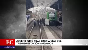 Joven se lanzó a las vías del Metro de Lima. América Noticias