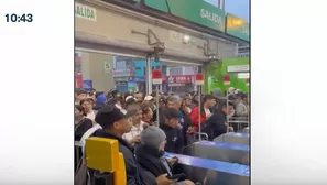 Estación Bayóvar del Metro de Lima. Foto y video: Canal N