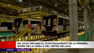 Línea 2 del Metro de Lima. América Noticias