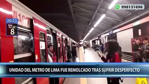 Una gran cantidad de usuarios de la Línea 1 del Metro de Lima