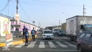 Comenzó el plan de desvío vehicular por la construcción del patio taller Bocanegra. / Video: Canal N