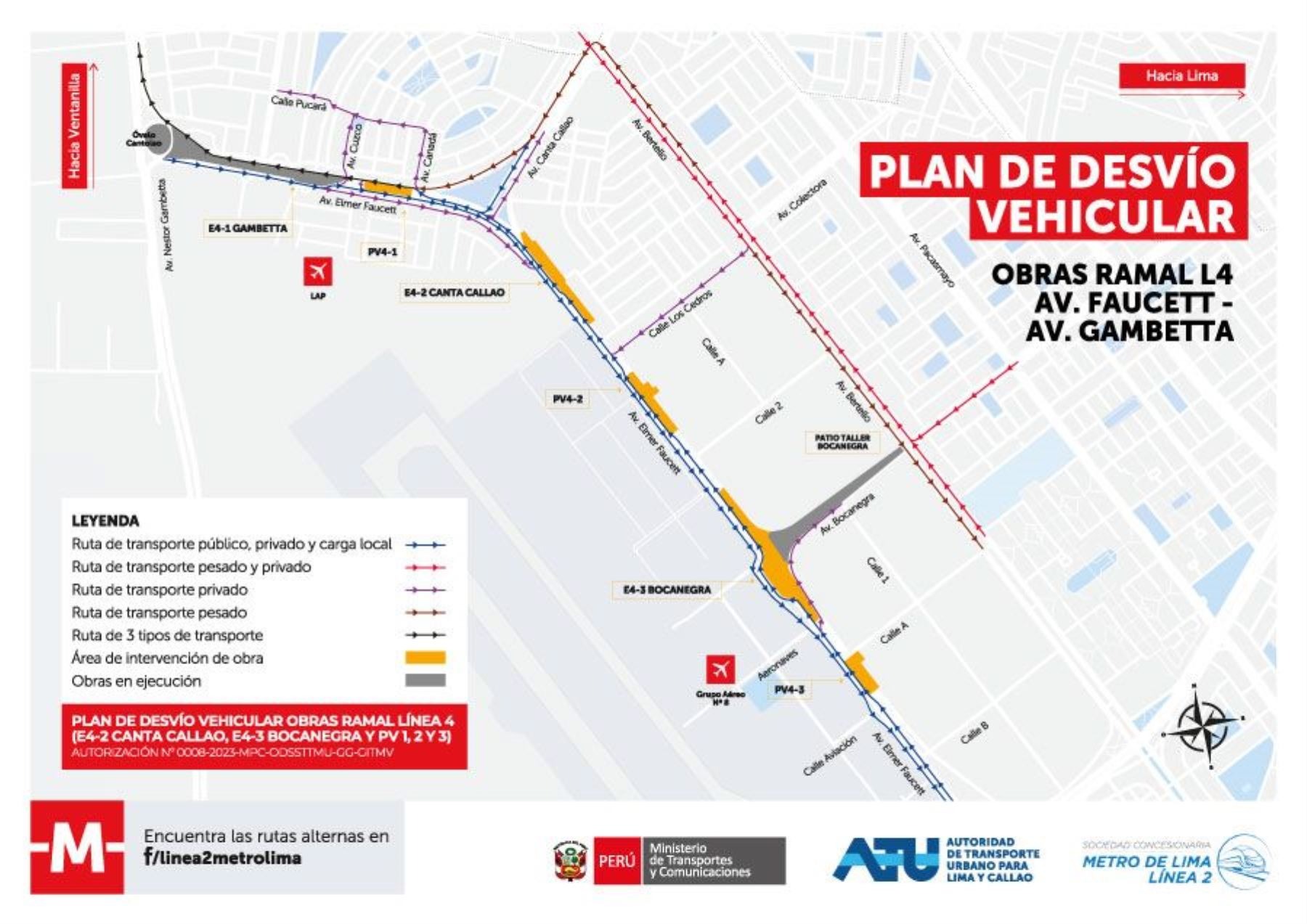 Metro de Lima y Callao: Estos son los tramos de la avenida Faucett que cerrarán desde el 20 de noviembre