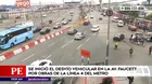 Metro de Lima y Callao: Inició desvío vehicular en avenida Faucett por obras de la Línea 4