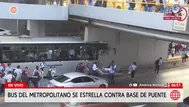 Choque en estación México del Metropolitano deja 46 personas afectadas