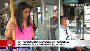 Acoso sexual en el Metropolitano. Foto y video: América Noticias