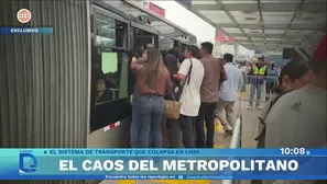 Al borde del colapso: Buses del Metropolitano operan con el kilometraje y la vida útil excedidos. Foto y video: Domingo al día