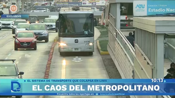 Al borde del colapso: Buses del Metropolitano operan con el kilometraje y la vida útil excedidos. Foto: Domingo al día