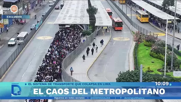 Al borde del colapso: Buses del Metropolitano operan con el kilometraje y la vida útil excedidos. Foto: Domingo al día