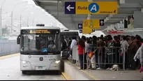 Varias estaciones del Metropolitano fueron cerradas por precauci&oacute;n. Foto: La Rep&uacute;blica.