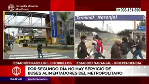 Metropolitano en suspenso. Foto: América Noticias