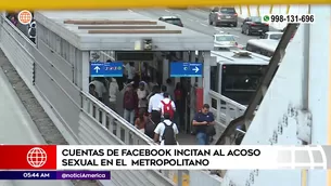 Acoso sexual en el Metropolitano. Foto y video: América Noticias