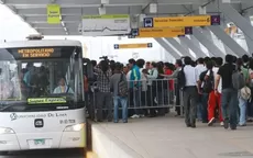 Metropolitano: eliminan fila de sentados en la estación Naranjal  - Noticias de av-naranjal