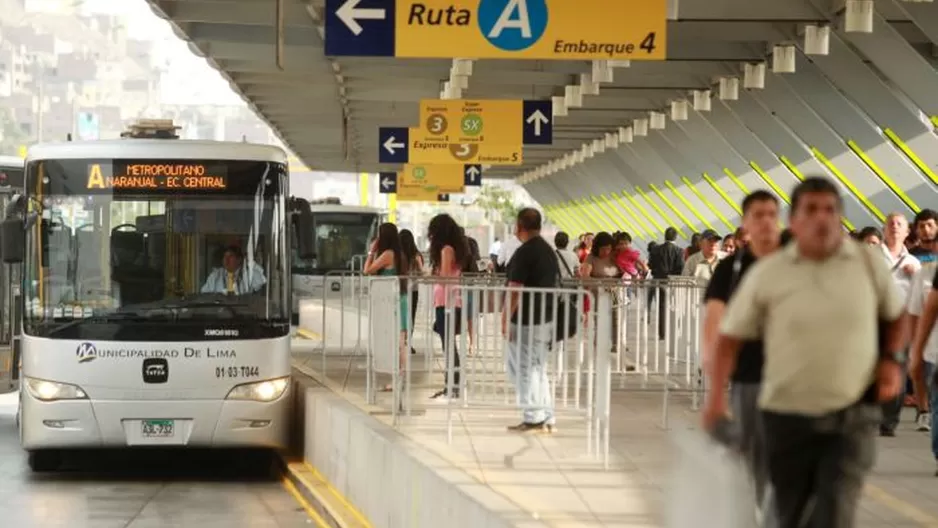  El Metropolitano tendrá un horario especial por los feriados del 8 y 9 de octubre / Foto: Andina