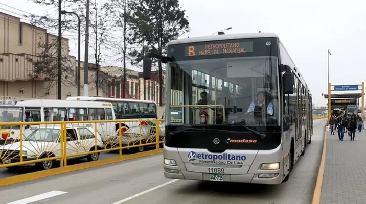 Metropolitano. Foto: Andina Metropolitano. Foto: Andina