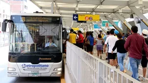 Metropolitano seguirá operando durante cuarentena. Video: América Noticias / Foto: Andina