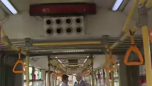 Se colocaron una especie de turbinas en el techo del Metropolitano. Foto: Captura de TV