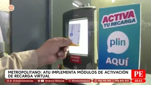 Metropolitano: ATU implementa módulos de activación de recarga virtual. Foto y video: América Noticias