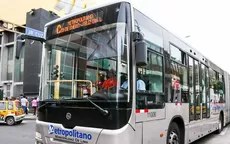 Metropolitano restablece servicio en estaciones del Centro de Lima tras actos vandálicos - Noticias de metropolitano