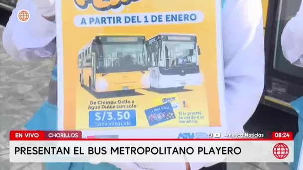 Metropolitano habilita el servicio especial Playero para llegar a la playa Agua Dulce. Foto: América Noticias Metropolitano habilita el servicio especial Playero para llegar a la playa Agua Dulce. Foto: América Noticias