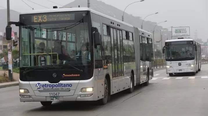 Servicio del Metropolitano. Foto: archivo El Comercio Servicio del Metropolitano. Foto: archivo El Comercio
