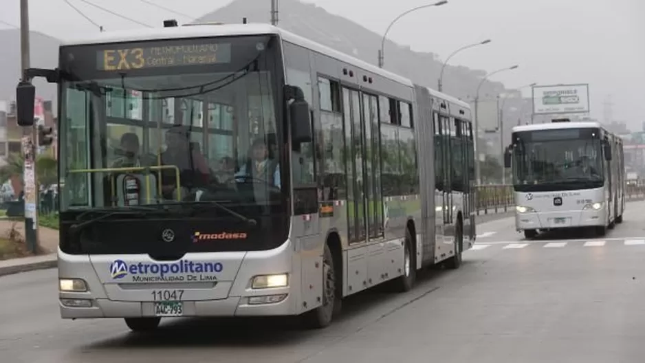 Servicio del Metropolitano. Foto: archivo El Comercio