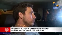 El delito que se le atribuye a Camino Forsyth es tentativa de feminicidio. (Foto: Am&eacute;rica Noticias/Video: Am&eacute;rica Noticias)