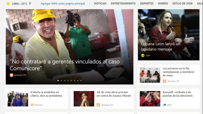 Microsoft renueva MSN en Perú con contenido de alta calidad