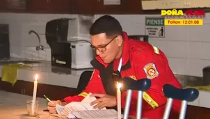 Bomberos de la Compañía Perú 18 están sin electricidad desde hace 2 días. Foto y video: América Noticias