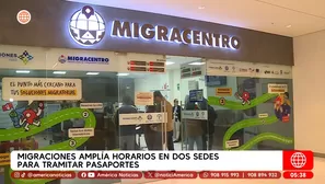 Migrciones amplía horarios en dos sedes para tramitar pasaportes. Foto y video: América Noticias