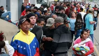 Venezolanos en el Perú. Foto: Andina