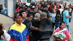 Venezolanos en el Perú. Foto: Andina