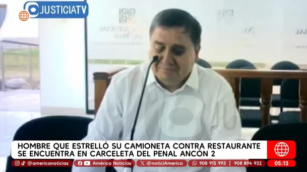 Miguel Requejo se encuentra en carceleta del Penal Ancón 2. Foto: América Noticias