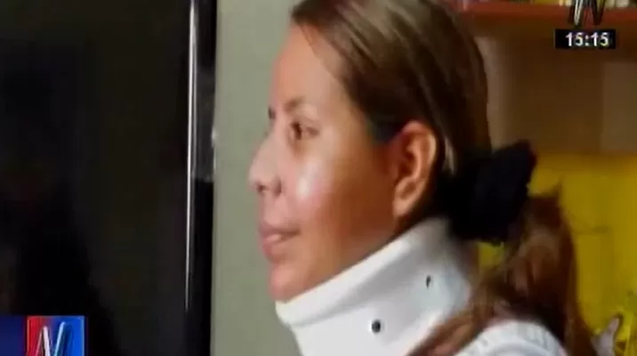 Milagros Rumiche fue agredida por su expareja Milagros Rumiche fue agredida por su expareja