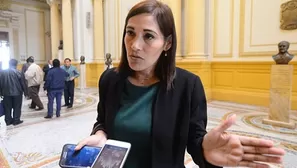 Milagros Salazar se refirió a los nuevos codinomes de Odebrecht. Foto: Andina