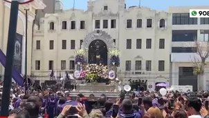 Las calles fueron adornadas con hermosas alfombras, y las armadoras acompañaron el recorrido con incienso. / Video: Canal N