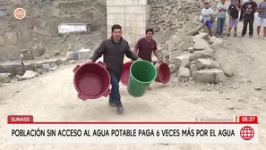 Miles de familias en Lima pagan seis veces más por el agua. Foto y video: América Noticias