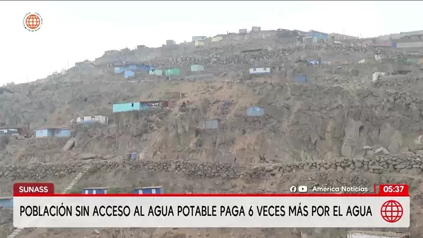Miles de familias en Lima pagan seis veces más por el agua. Foto: América Noticias
