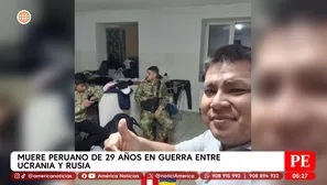 Peruano muere en Ucrania tras unirse a ejército en guerra contra Rusia. Foto y video: América Noticias