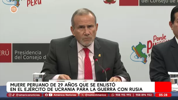 Peruano muere en Ucrania tras unirse a ejército en guerra contra Rusia. Foto: América Noticias