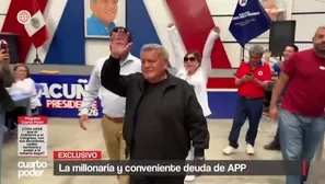 Partidos como Alianza para el Progreso, Perú Primero, Podemos Perú y Perú Libre registran deudas millonarias y fondos sin sustento. Video: Cuarto Poder