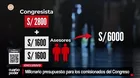 Millonario presupuesto para los comisionados del Congreso