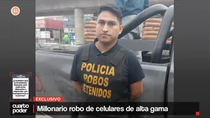 Más de 400 iPhones fueron robados del Jockey Plaza por un trabajador que operó por meses sin ser detectado. Video: Cuarto Poder