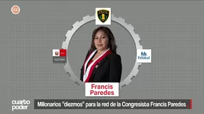 Fiscalía investiga a Francis Paredes como presunta líder de "Los Operadores del Oriente". Video: Cuarto Poder