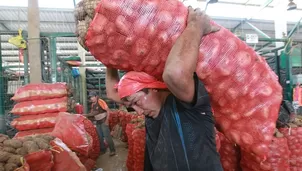 Abastecidos los mercados mayoristas en Lima. Foto: Andina